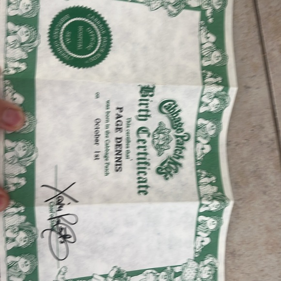 Cabbage, patch kid 1984. Comes with original box and birth certificate - Picture 3 of 5